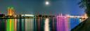Donaulände im Mondschein